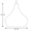 Progress P5187 Kiss 1-lt LED Pendant