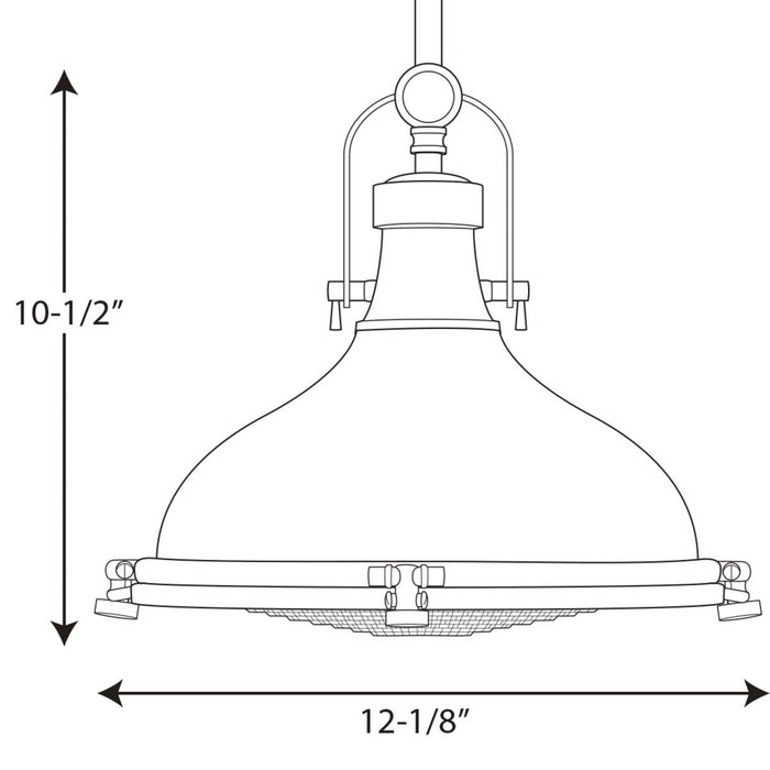 Progress P5188 Fresnel Lens 1-lt Pendant