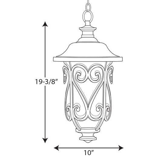 Progress P550037 Leawood 1-lt LED Outdoor Hanging Lantern