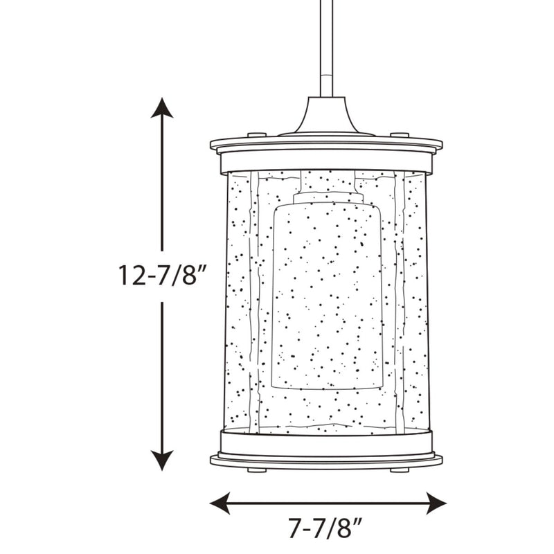 Progress P5564 Archives 1-lt Outdoor Hanging Lantern