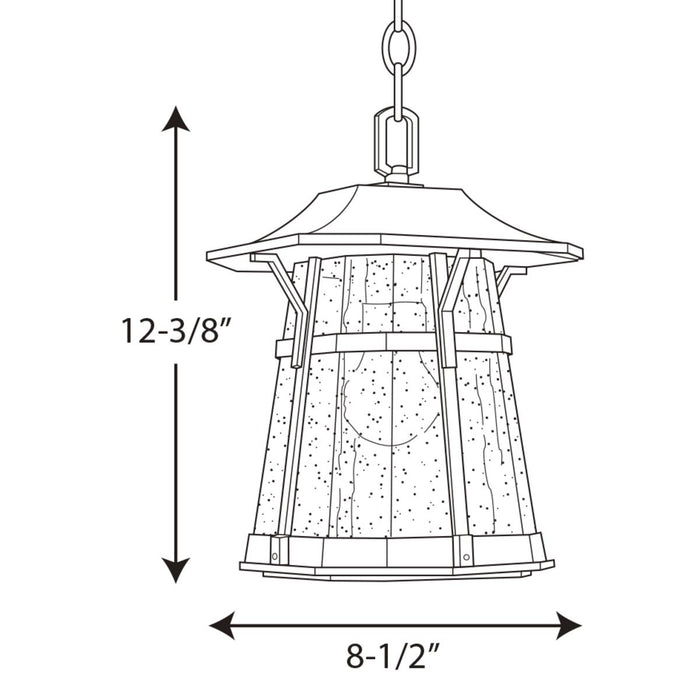 Progress P5579 Derby 1-lt Outdoor Hanging Lantern