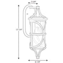 Progress P560116 Morrison 6" Wide Outdoor Wall Lantern