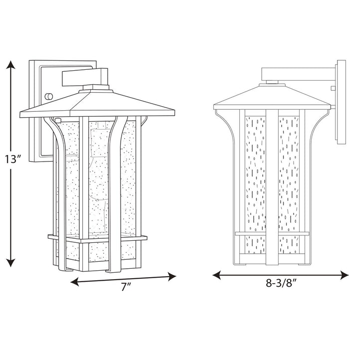 Progress P560124 Cullman 7" Wide Outdoor Wall Lantern