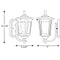 Progress P6073 East Haven 6" Wide Outdoor Wall Lantern