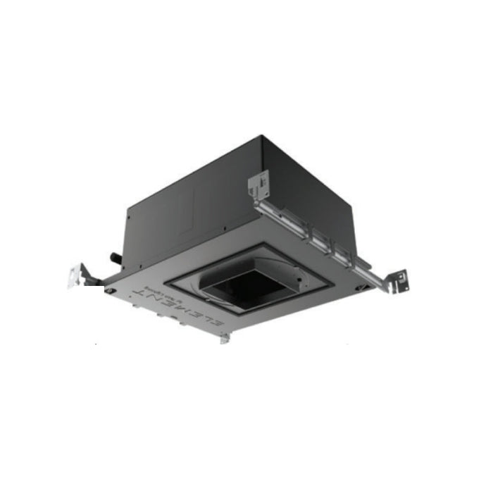 Element E4PS Pro 4" 12W LED Square Adjustable Downlight Non IC New Construction Housing