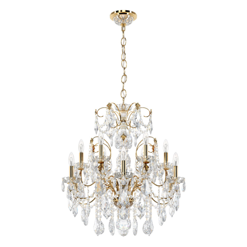 Schonbek 1712 Century 12-lt 30" Chandelier