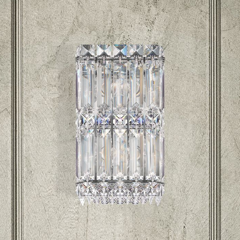 Schonbek 2235 Quantum 2-lt 9" Tall Wall Sconce