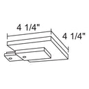 Juno R21 Trac-Lites End Feed Connector and Outlet Box Cover