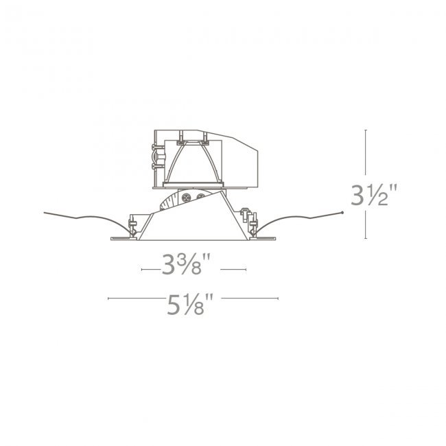 WAC R3ARAT Aether 3.5" Round LED 0-30° Adjustable Trim