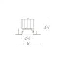 WAC R3ASDL Aether 3.5" Square LED Trimless Downlight