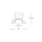 WAC R3ASDL Aether 3.5" Square LED Trimless Downlight