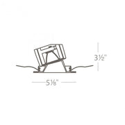 WAC R3ASWT Aether 3.5" Square LED Wall Wash Trim - LBC Lighting