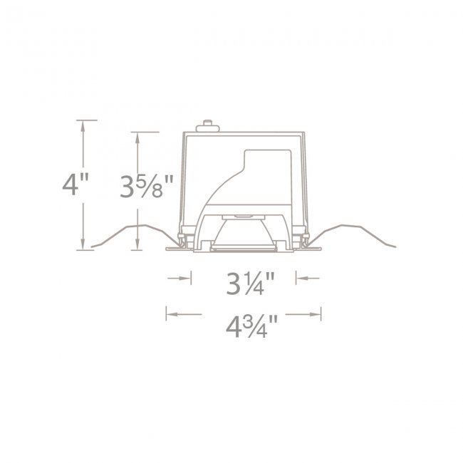 WAC R3BRA-WD Ocularc 3.0 3" Dim-to-Warm 0 -35° Adjustable Round Trim