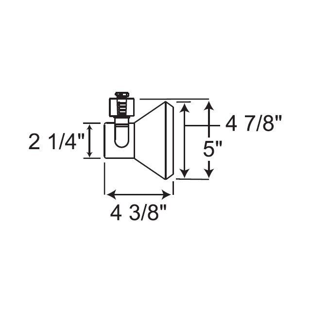 Juno Trac-Lites R552 PAR30 Flared Step Track Light