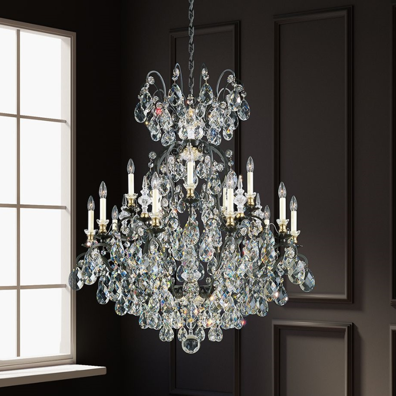 Schonbek 3773 Renaissance 16-lt 38" Chandelier