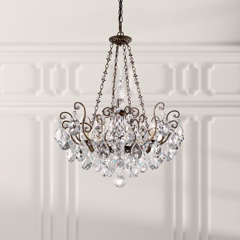 Schonbek 3787 Renaissance 8-lt 27" Chandelier