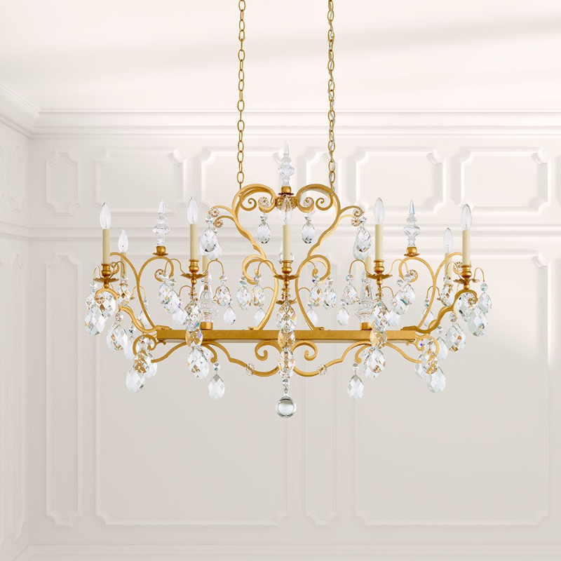 Schonbek 3795 Renaissance 12-lt 46" Chandelier