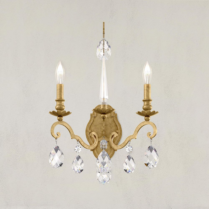 Schonbek RN3861 Renaissance Nouveau 2-lt 21" Tall Wall Sconce