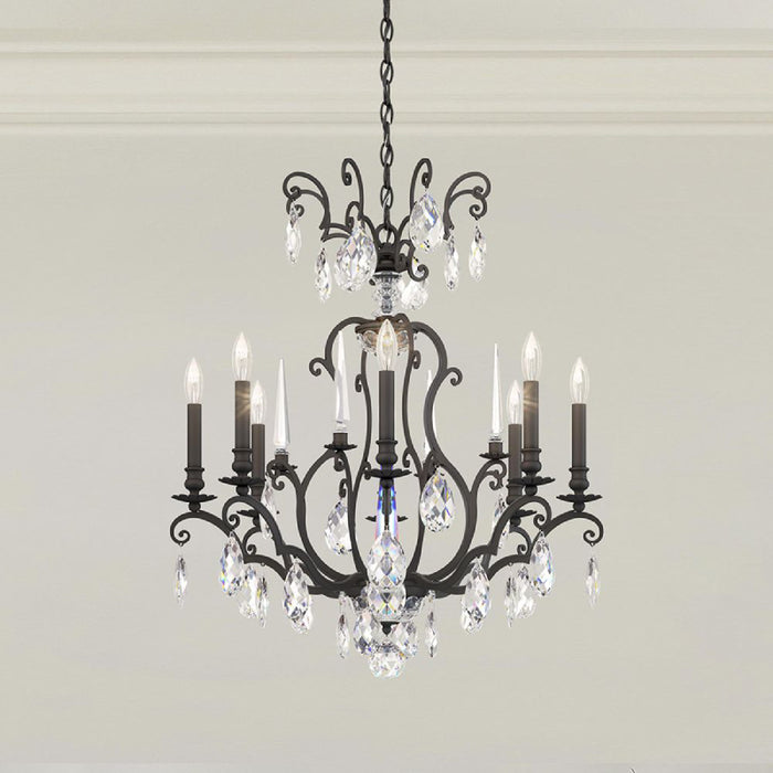 Schonbek RN3871N Renaissance Nouveau 8-lt 32" Chandelier