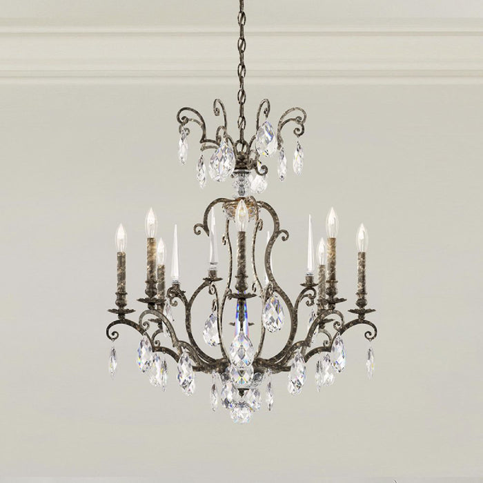 Schonbek RN3871N Renaissance Nouveau 8-lt 32" Chandelier