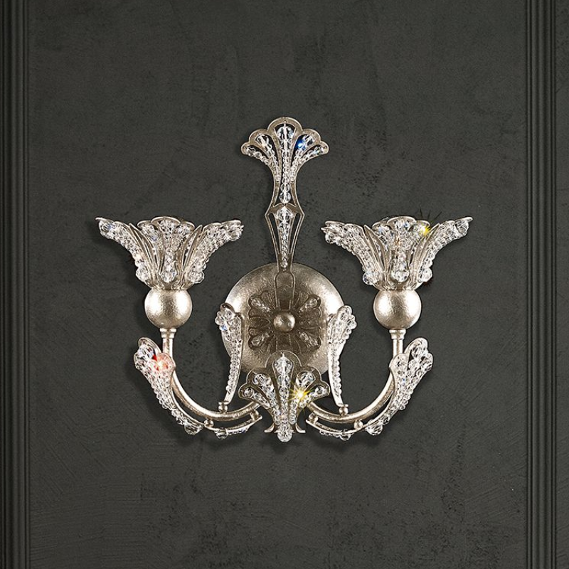 Schonbek 7855 Rivendell 2-lt 12" Wall Sconce