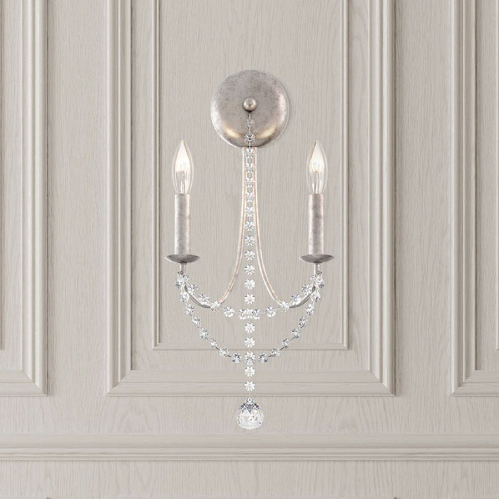 Schonbek RJ1002 Verdana 2-lt 19" Tall Wall Sconce