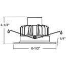 Elite RL530-900L 5" Lensed Stepped Baffle LED Recessed Retrofit - 120V Triac Dimming