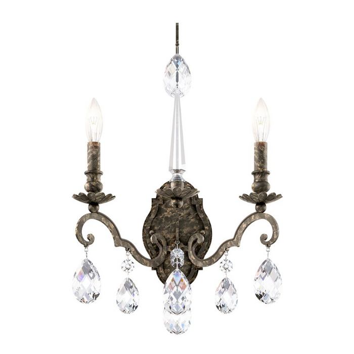 Schonbek RN3861 Renaissance Nouveau 2-lt 21" Tall Wall Sconce