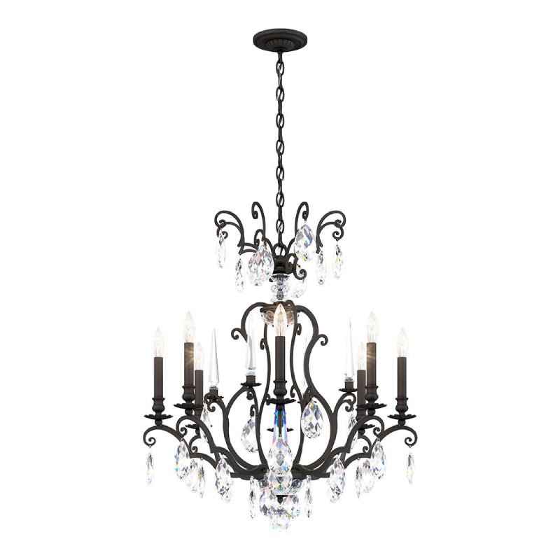 Schonbek RN3871N Renaissance Nouveau 8-lt 32" Chandelier