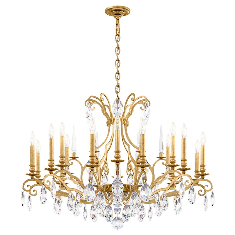 Schonbek RN3892 Renaissance Nouveau 18-lt 40" Chandelier