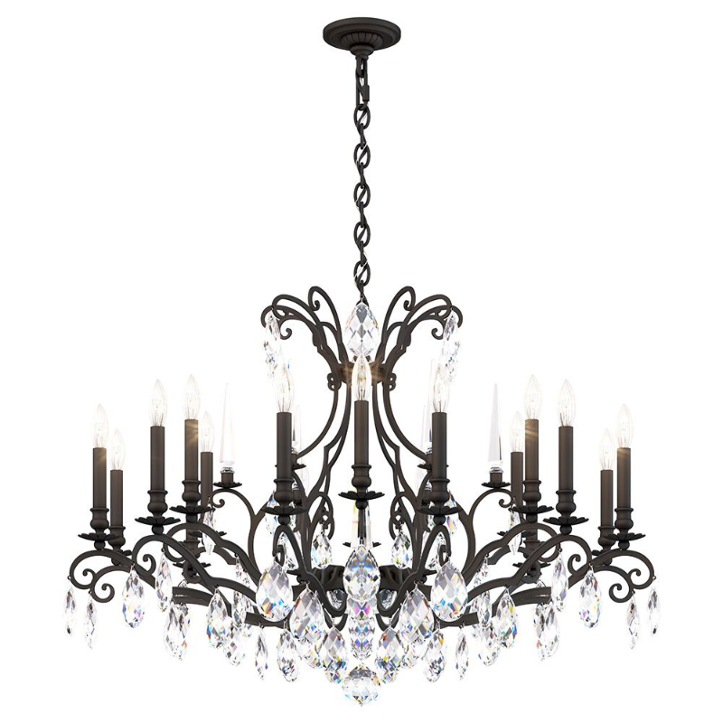 Schonbek RN3892 Renaissance Nouveau 18-lt 40" Chandelier