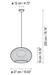 Bover Garota S / 01 1-lt 11" Outdoor LED Pendant