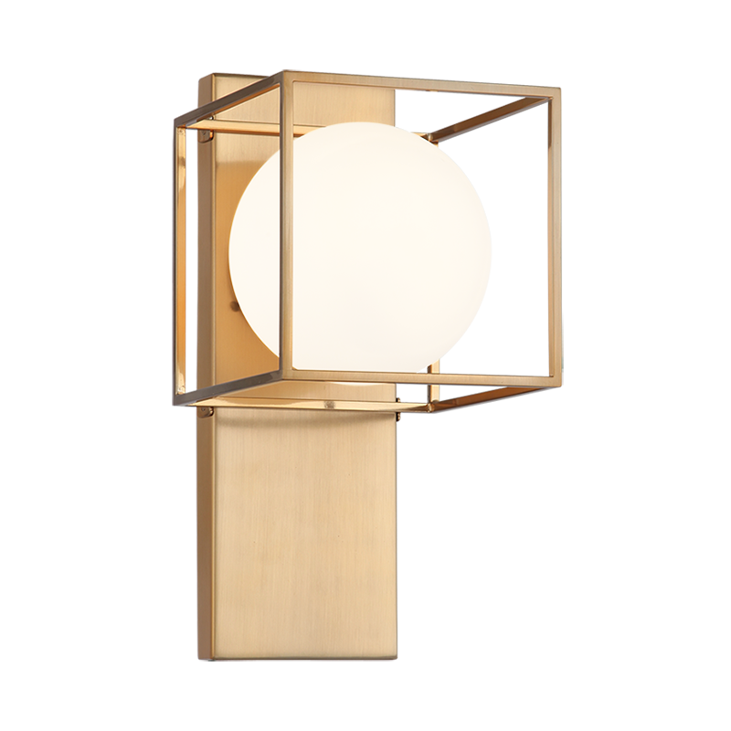 Matteo S03801 Squircle 1-lt 14" Tall Wall Sconce