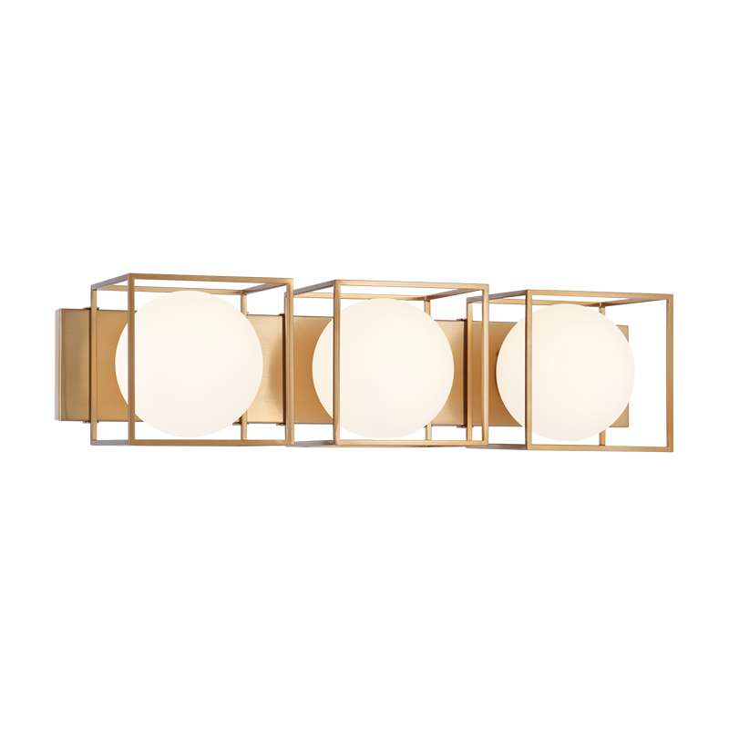 Matteo S03803 Squircle 3-lt 26" Wall Sconce
