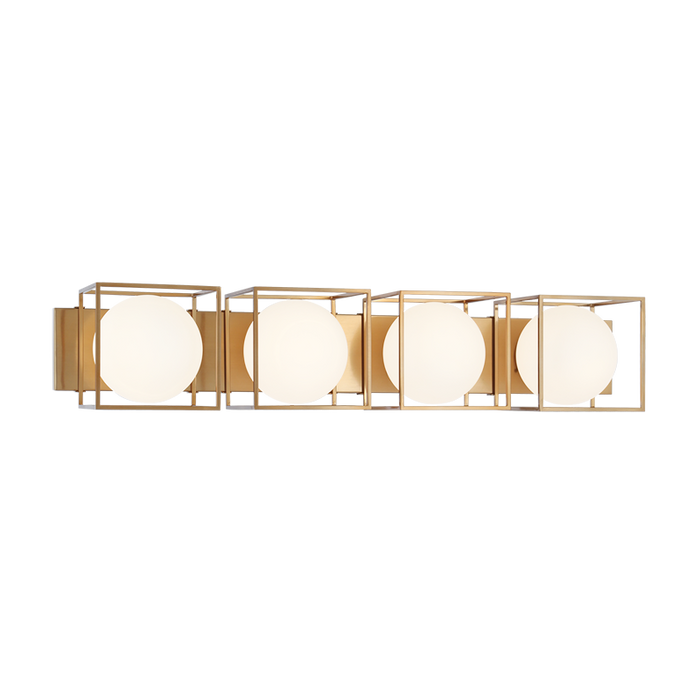 Matteo S03804 Squircle 4-lt 35" Wall Sconce