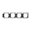 Matteo S03804 Squircle 4-lt 35" Wall Sconce