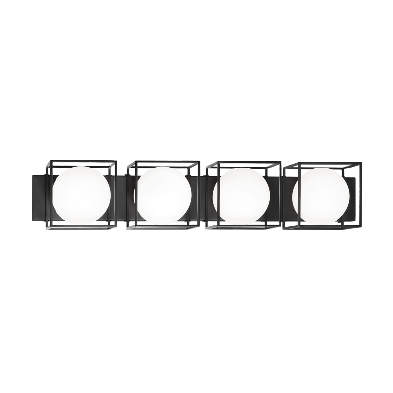 Matteo S03804 Squircle 4-lt 35" Wall Sconce