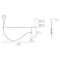 Artemide NH S2 1-lt 34" LED Linear Suspension Light