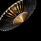 Schonbek S7212 Origami 1-lt 12" LED Semi-Flush Mount