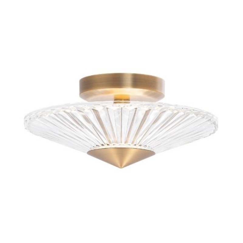 Schonbek S7212 Origami 1-lt 12" LED Semi-Flush Mount