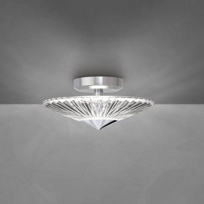 Schonbek S7212 Origami 1-lt 12" LED Semi-Flush Mount