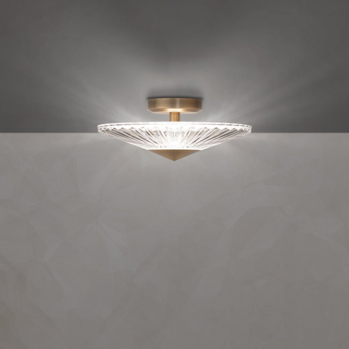 Schonbek S7216 Origami 1-lt 16" LED Semi-Flush Mount
