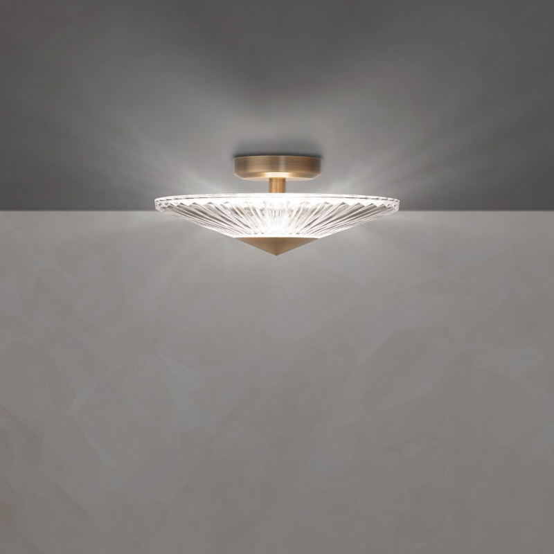 Schonbek S7216 Origami 1-lt 16" LED Semi-Flush Mount