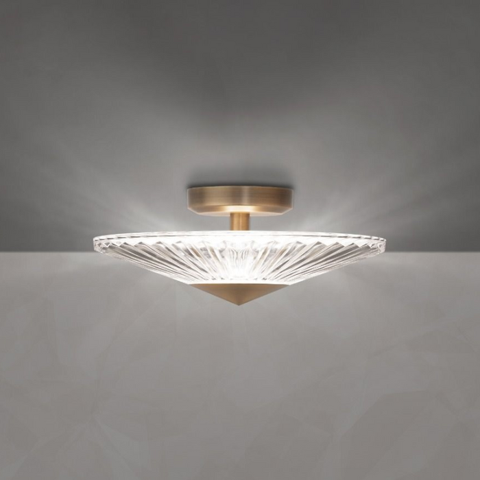 Schonbek S7216 Origami 1-lt 16" LED Semi-Flush Mount