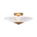 Schonbek S7216 Origami 1-lt 16" LED Semi-Flush Mount