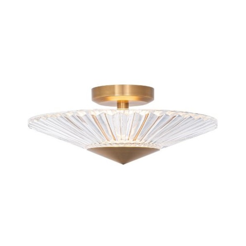 Schonbek S7216 Origami 1-lt 16" LED Semi-Flush Mount