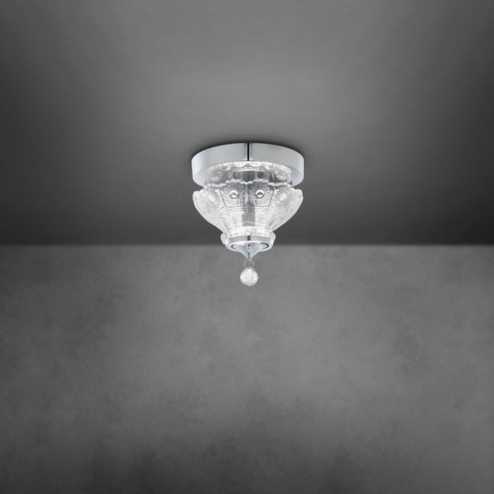 Schonbek S2905 Sterling 1-lt 5" LED Semi-Flush Mount