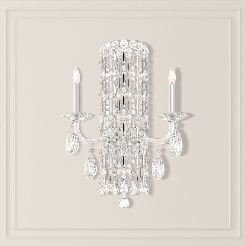 Schonbek RS8332 Sarella 2-lt 23" Tall Wall Sconce