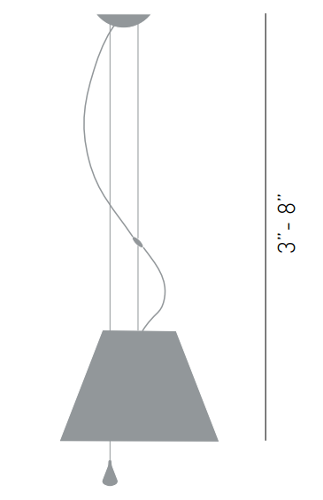 Luceplan D13sas Costanza Suspension