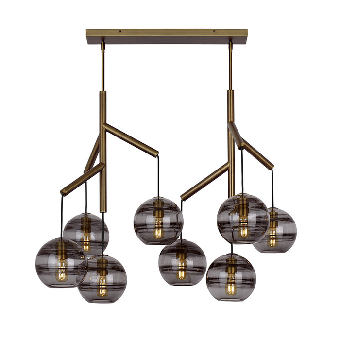 Tech 700SDNMPL2 Sedona Double 8-lt 39" LED Chandelier